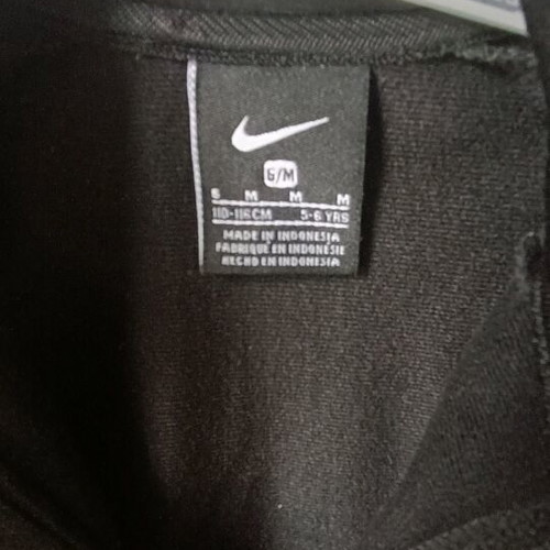 Nike zip-up jacket like new, black with orange print