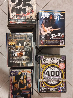 Περιοδικά Metal Hammer σαν καινούργια, πακέτο 500 τεύχη