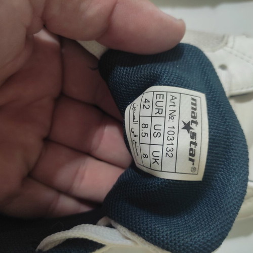 Mat Star sneakers used, size 42, white and blue