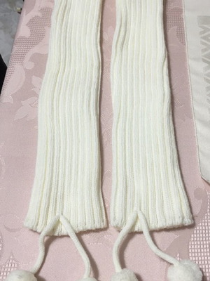 Knitted gloves or leg warmers new