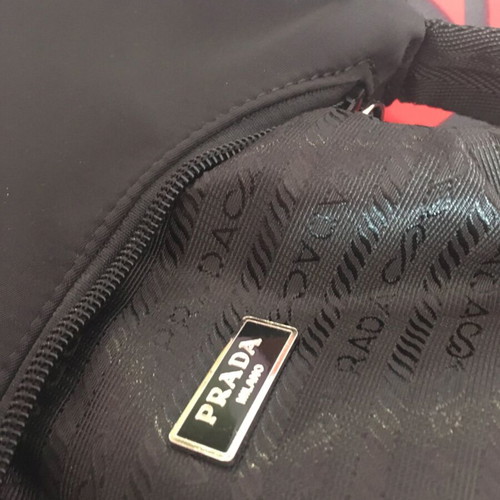 Prada Tessuto Sport black nylon handbag used