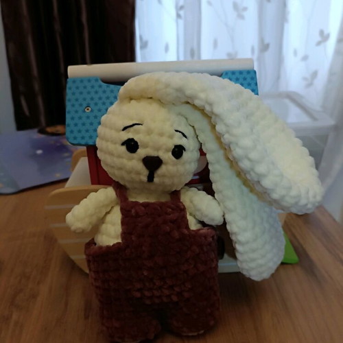 Handmade knitted amigurumi bunny new
