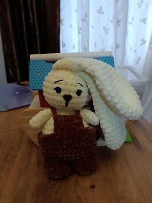 Handmade knitted amigurumi bunny new