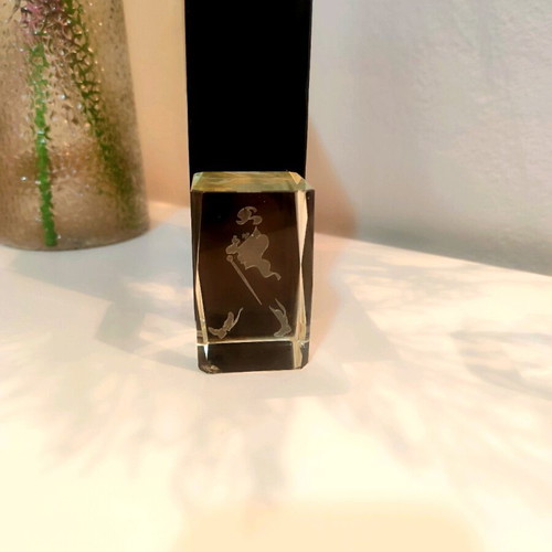 Johnnie Walker crystal decorative collectible used