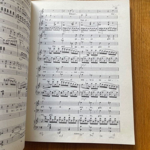 Set of 3 sheet music books by Donizetti and Rossini used
