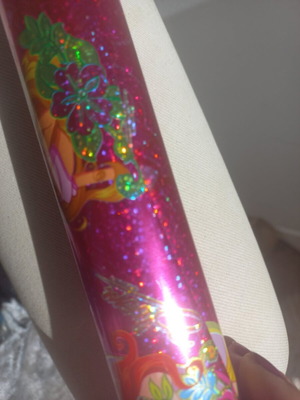 Winx Club collectible holographic roll used, 40x100 cm