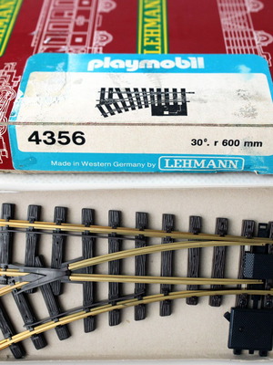 Playmobil 4356 LGB G Lehmann 30 Degree Manual Left Hand Switch Track new