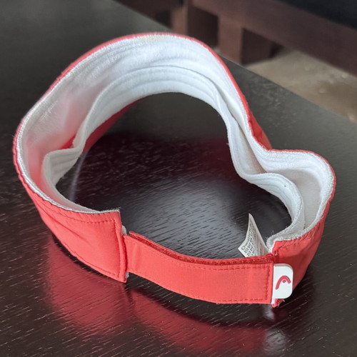 Head visor hat coral color new