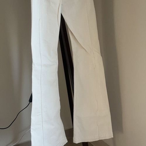 Bershka Cream Flared Pants like new, size 32