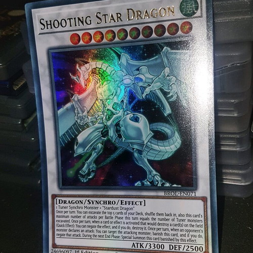 Shooting Star Dragon Ultra Rare YuGiOh TCG like new
