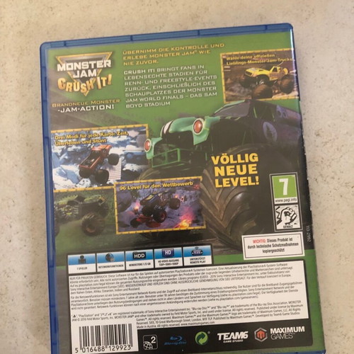 Monster Jam Crush It PlayStation 4 like new
