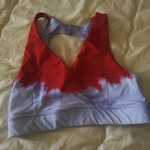 Zumba wear set with leggings and crop top new, small size