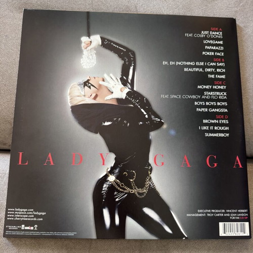 Lady Gaga The Fame 15th Anniversary Limited Translucent Light LP like new