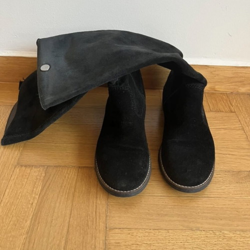 Sante suede boot used, 100% leather, size 37, black
