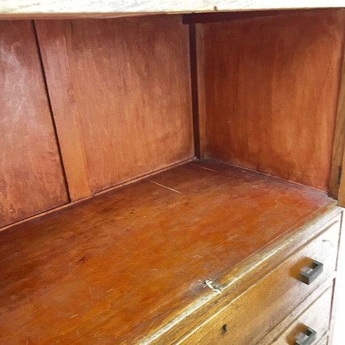 Art Deco vintage drawer cabinet used, wooden