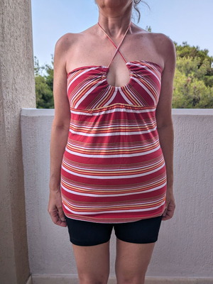 Roxy blouse size M red new
