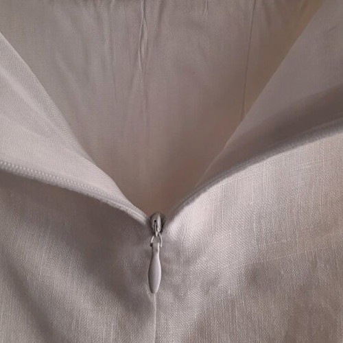 Lola suit set 100% linen size 36 like new, white jacket and skirt