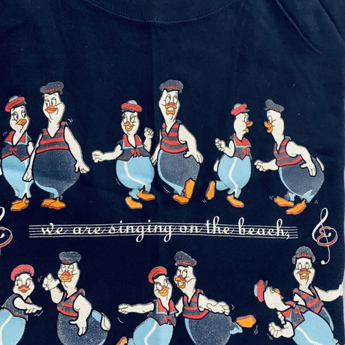 Emmanuel Schvili Disney Donald Daisy Duck T-Shirt Italy Size M