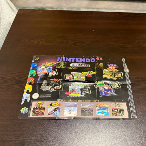 Retro Nintendo αφίσες για N64 και Gameboy σαν καινούργιες, σετ 4