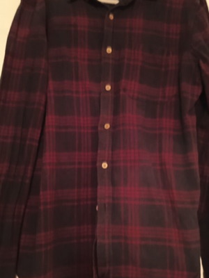 Pull & Bear men's checkered shirt size L like new