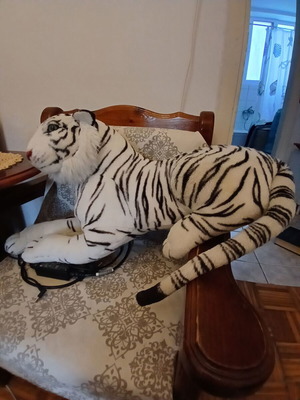 Plush tiger toy