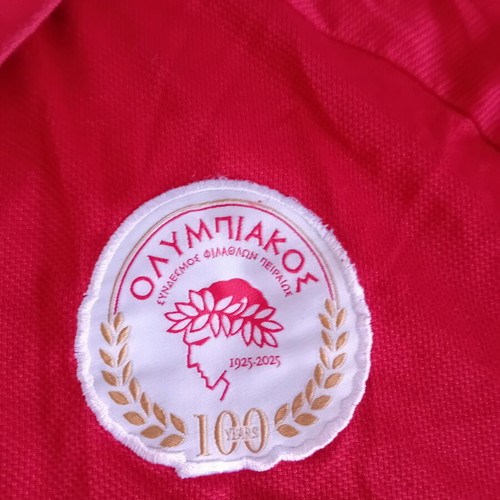 Olympiacos Football T Shirt Adidas 100 Years Anniversary Like New XXL
