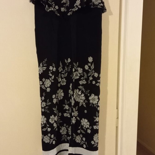 Dress C&A black and white size 34-36 like new