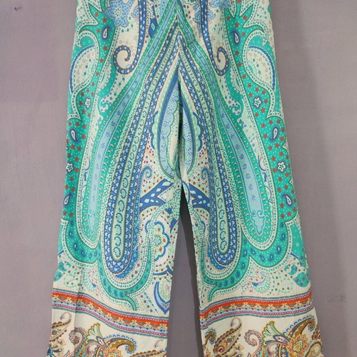 Zara culotte boho pants Medium like new multicolor
