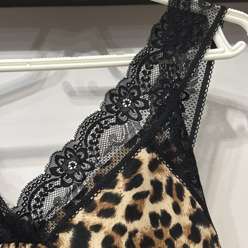 Animal Print Set Top and Pants new, black and beige