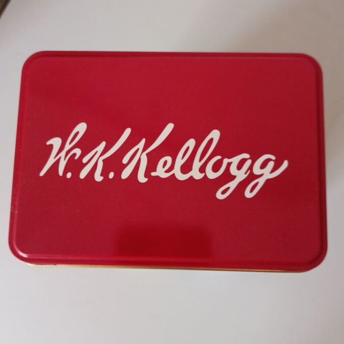 Kellogg's Corn Flakes retro metal storage tin