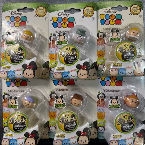 Disney Tsum Tsum Squishies 2-pack like new