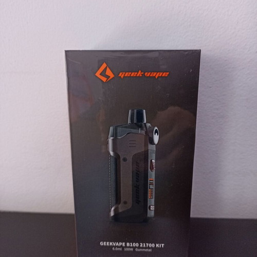 Geekvape Aegis B100 21700 6ml electronic cigarette new, gunmetal color