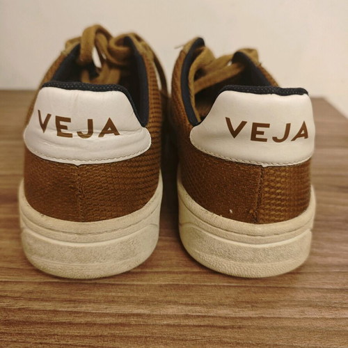 Veja sneakers size 37 used, brown beige suede mesh