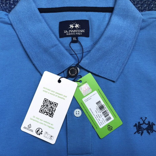 La Martina Polo Shirt new men's cotton L XL