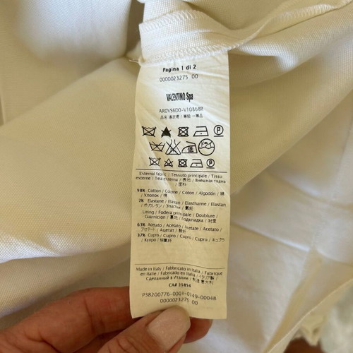 Red Valentino white dress new, size 42 IT