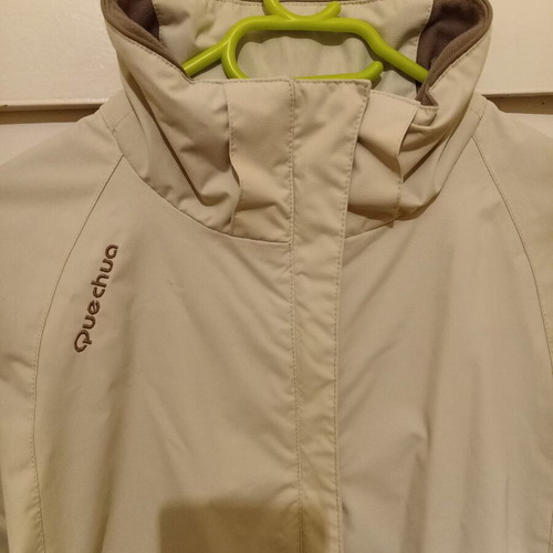 Quechua Decathlon Creation jacket like new, beige and brown, size L