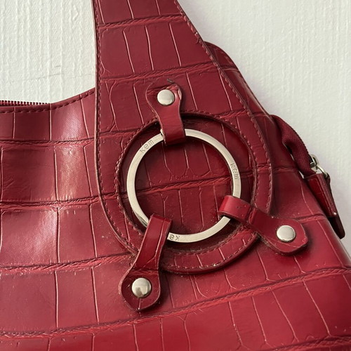 Kem vintage shoulder bag used, red