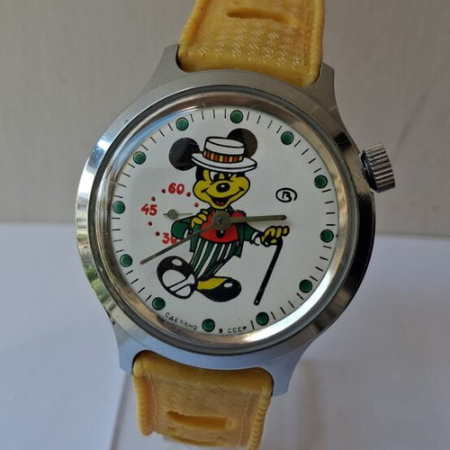 Mike Vostok 1980 vintage mechanical men's watch with original dial