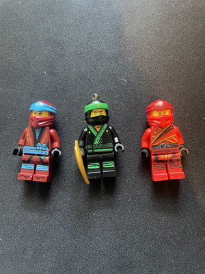 Lego Ninjago figures used, pack of 3