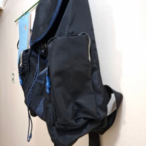 Backpack like new, black and blue