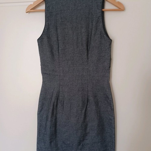 Grey elastic dress Small like new