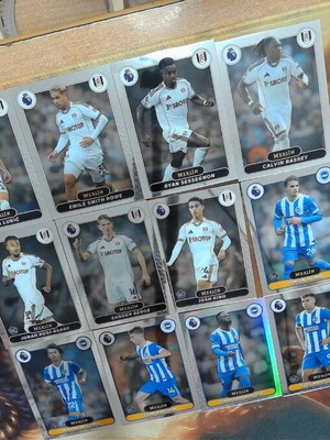 Topps Merlin Premier League Trading Cards 2026 lot of 12, near mint