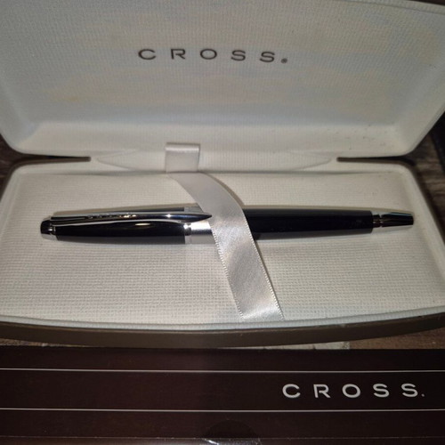 Cross pen new Chrome Rolling Ball Sable Herringbone