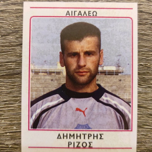 Panini Football Sticker 2002 like new, Dimitris Rizos