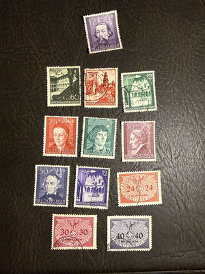 Generalgouvernement collectible stamps set of 12, new