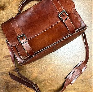 Τσάντα γνήσιο δέρμα vintage
