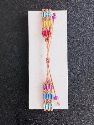 Handmade macrame bracelet new, multicolored