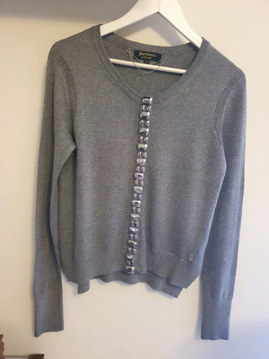 Juicy Couture cardigan S size gray like new