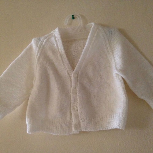 Baby knitted set jacket and pants 90s used