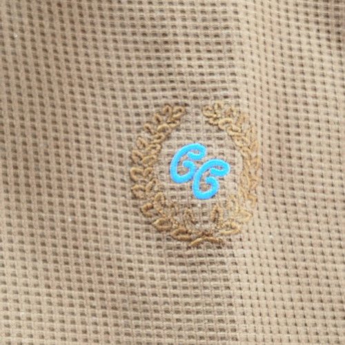 Canadian Country men's polo shirt, tobacco color, 3XL